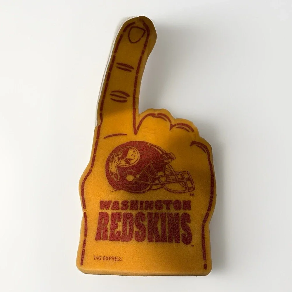 Vintage Very Rare 1979 Washington Commanders Foam Finger “We’re #1”